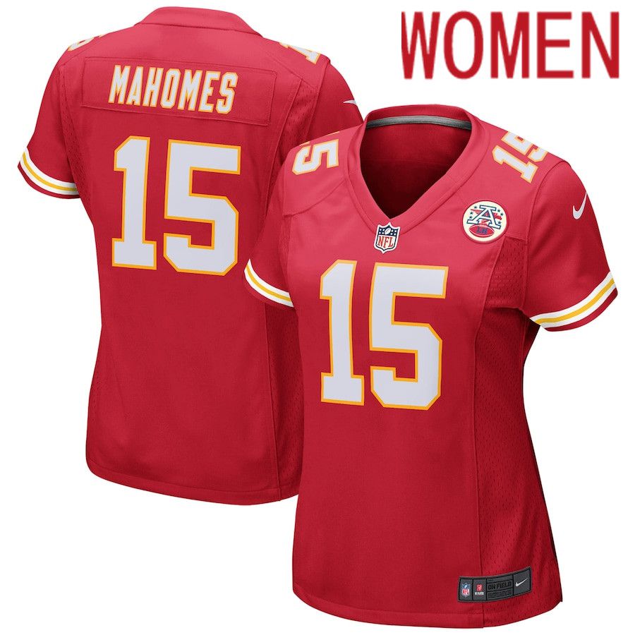Women Kansas City Chiefs #15 Patrick Mahomes Nike Red Game Player NFL Jersey